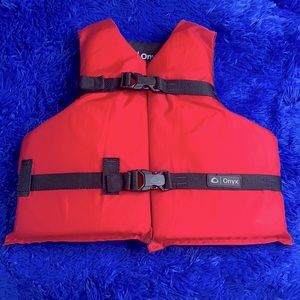 Onyx Red Youth Life Jacket 25-29” Chest 50-90 Lbs